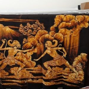 Bilateral piece of fabric for wall panels 36"x 68"